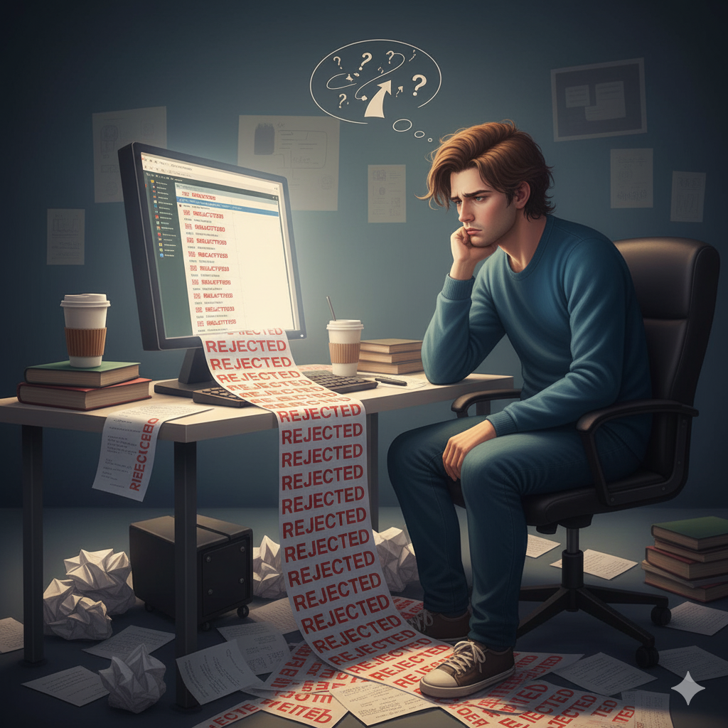 Rejection and the Job Search: A 3-Step Strategy to Stay Motivated: featured image for Tony McBride's career coaching article for mid to senior professionals in the UK and Ireland