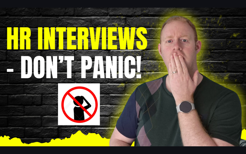 Don’t Overthink the HR Interview Stage - Here’s What To Do: featured image for Tony McBride's career coaching article for mid to senior professionals in the UK and Ireland