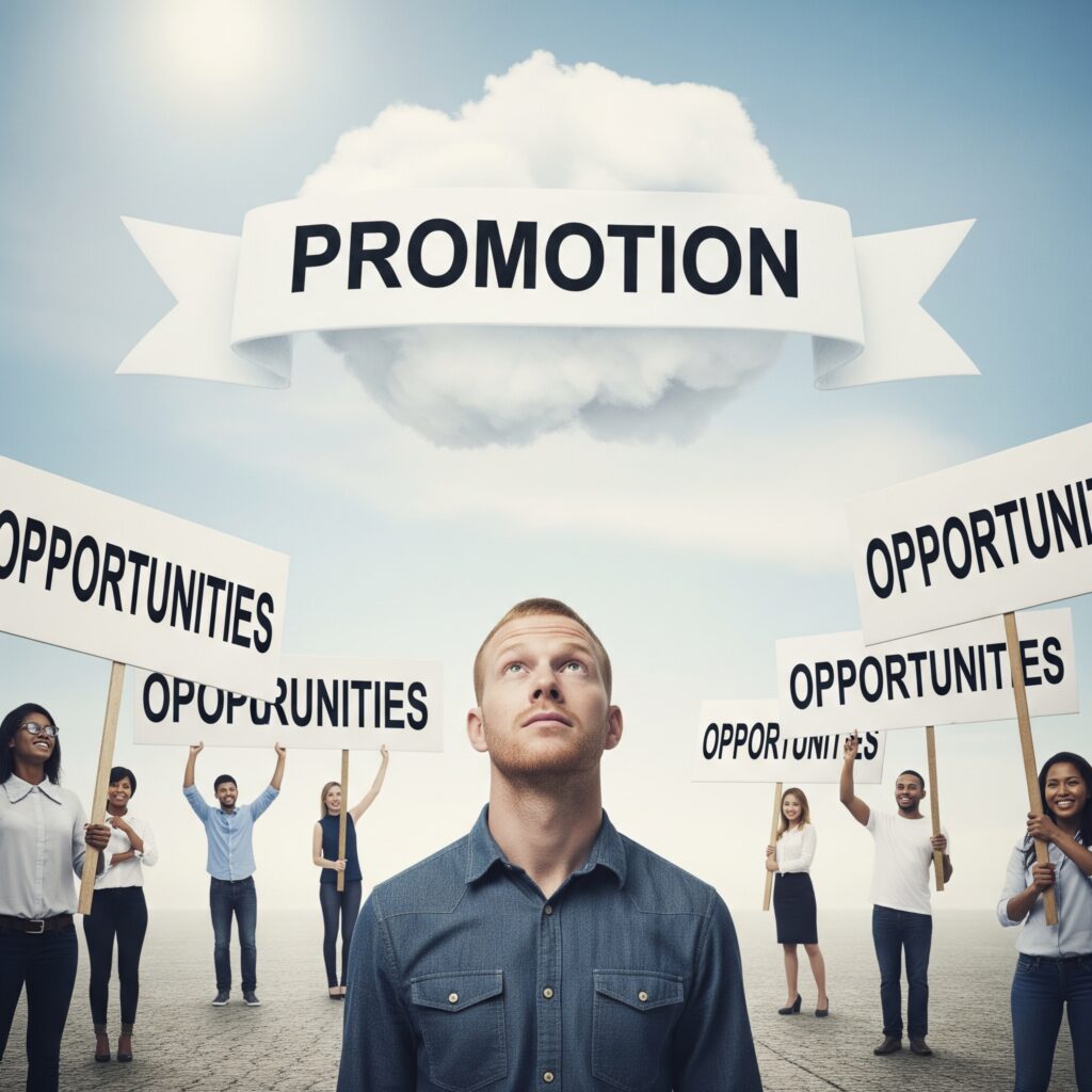 Promotions - When is it time to start looking sideways Vs upwards?: featured image for Tony McBride's career coaching article for mid to senior professionals in the UK and Ireland